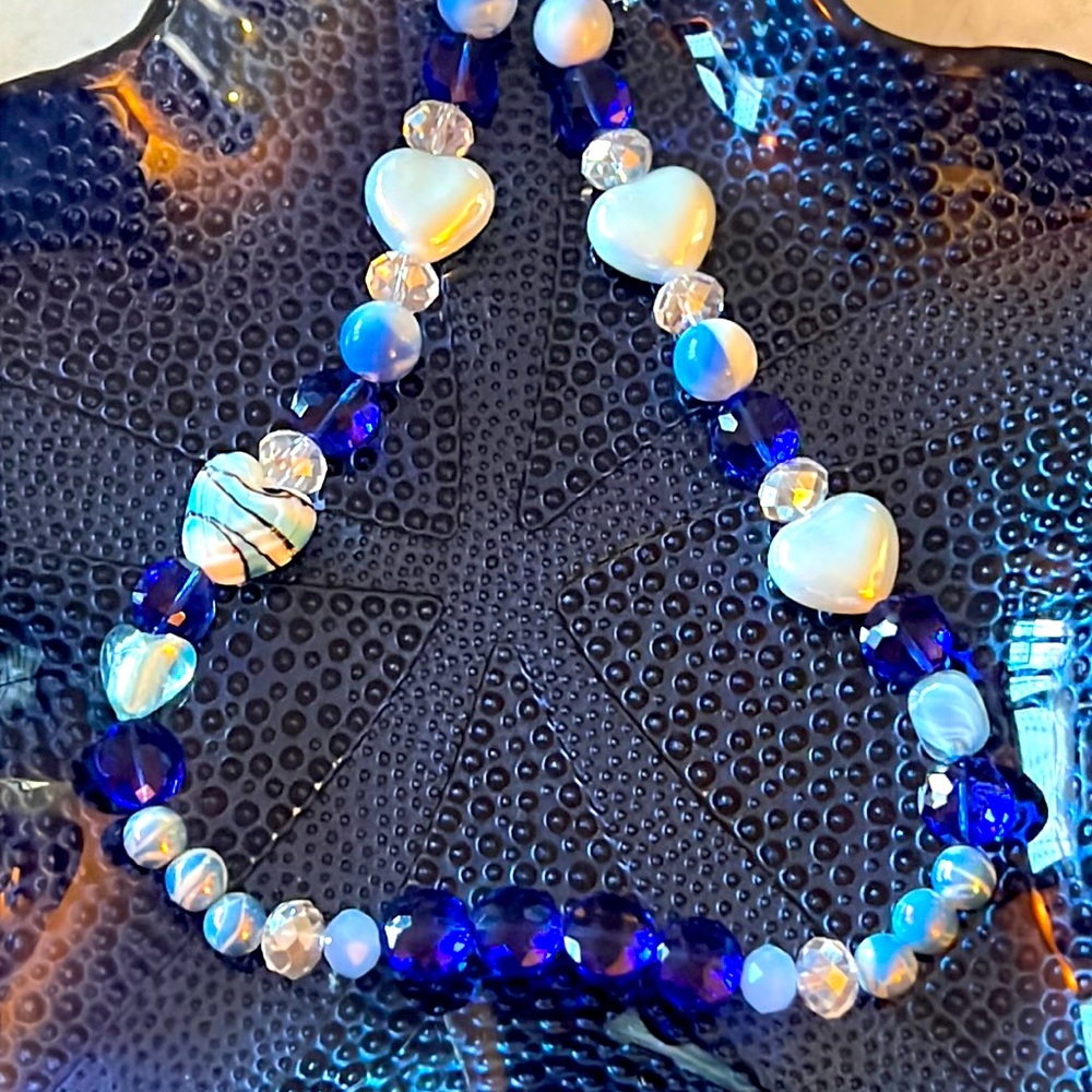 💙Blue Heart Necklace